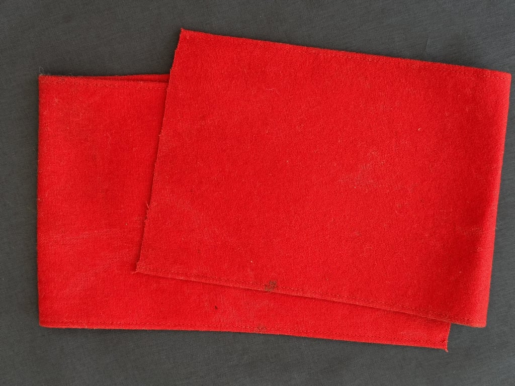 WWII GERMAN POLITICAL LEADERS’ THIRD REICH NAZI ARMBAND WITH RZM PAPER TAG.