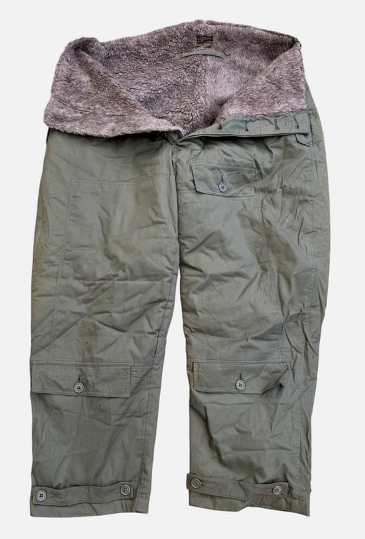 U.S. WWII Army Air Forces Type A-10 Winter Flying Trousers.