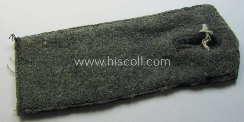 Single - and actually not that often seen! - WH (Heeres) EM-type (ie. 'M36-/M40'-pattern- and 'pointed styled') 'cyphered' shoulderstrap as was intended for usage by a: 'Soldat des Nachrichten-Abteilungs 49'