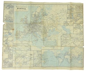 German WW1 Mapcard 'Deutschland'