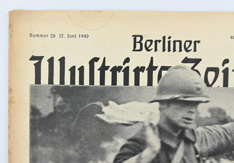 German Berliner Illustrierte Zeitung Newspaper 1940