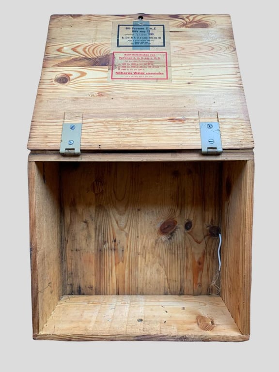Wooden 'Patronenkasten 900' Ammunition Box