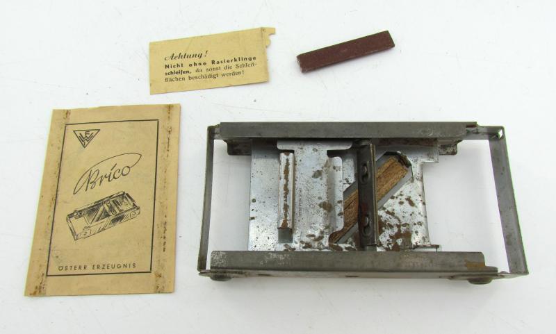 WWII Era German Razor Blade Sharpener in Original Box