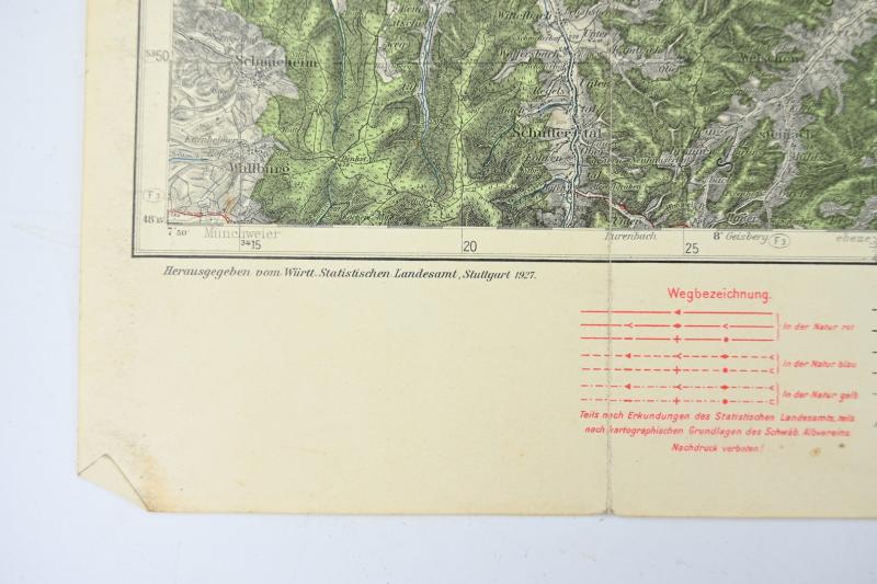 German WH/LW Officer's Mapcase with content
