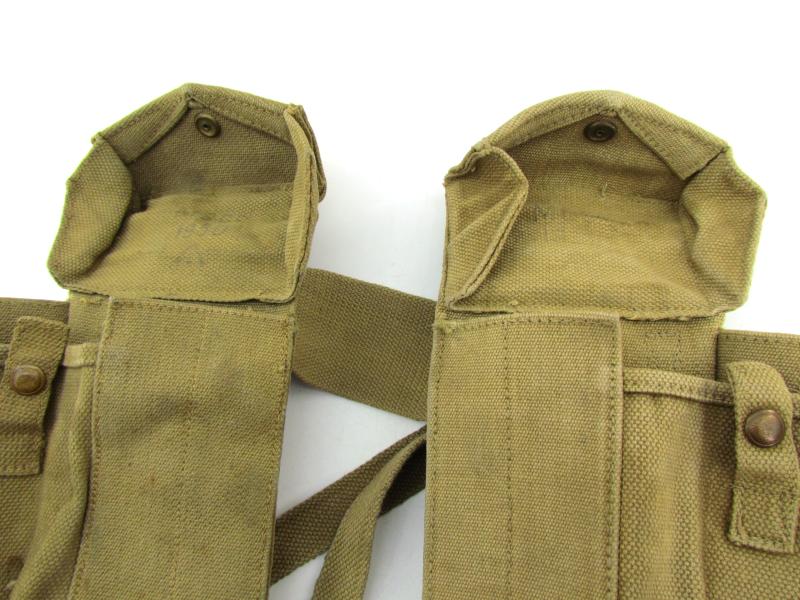 British WWII Basic Pouches with Straps