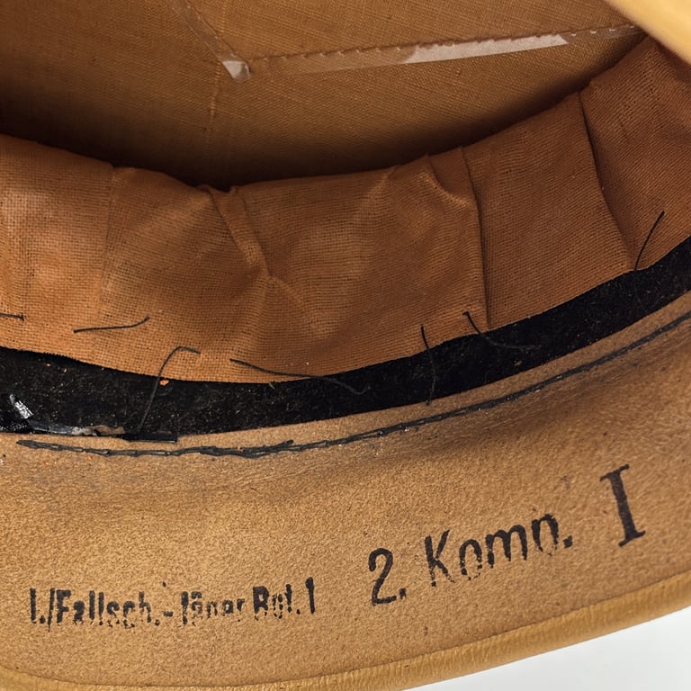 LW FJ EM/NCO Visor Cap - Fallschirmjäger Regiment 1