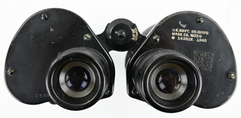 US Navy WW2 7x50 Binocular in Case 1943