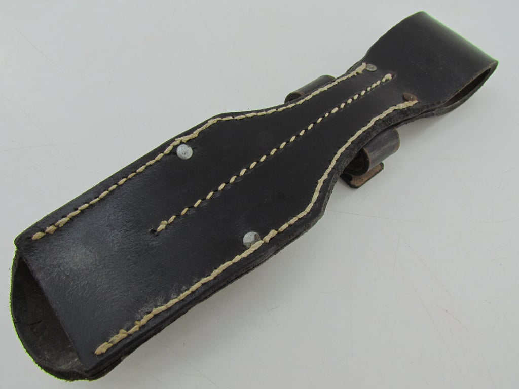 Wehrmacht K98 Bayonet Frog with Retaining Strap – Near Mint Condition