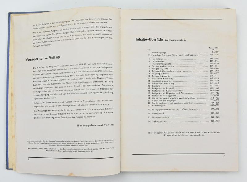 German LW Airplane Book