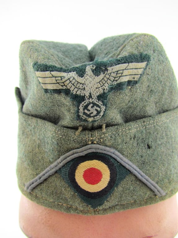 Wehrmacht ( Heer ) M34 Side Cap WithTransport Troops Soutache