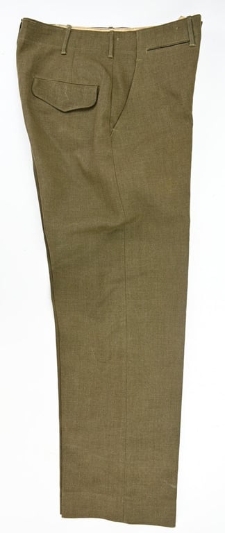 US WW2 Named M-1937 Wool Trousers