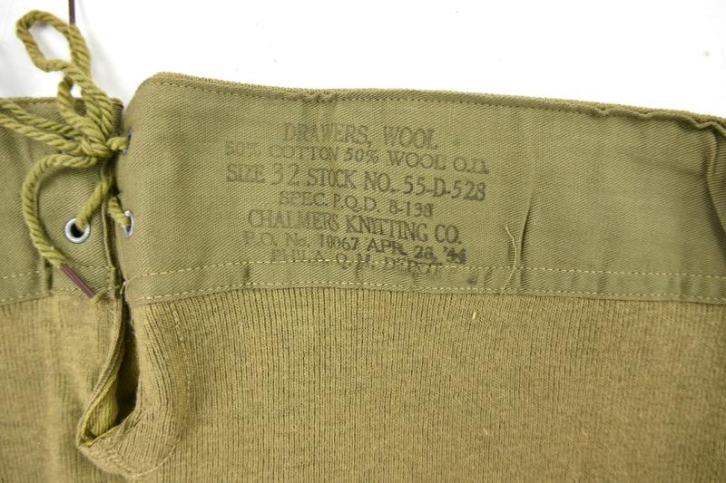 US WW2 Wool Drawers 1944
