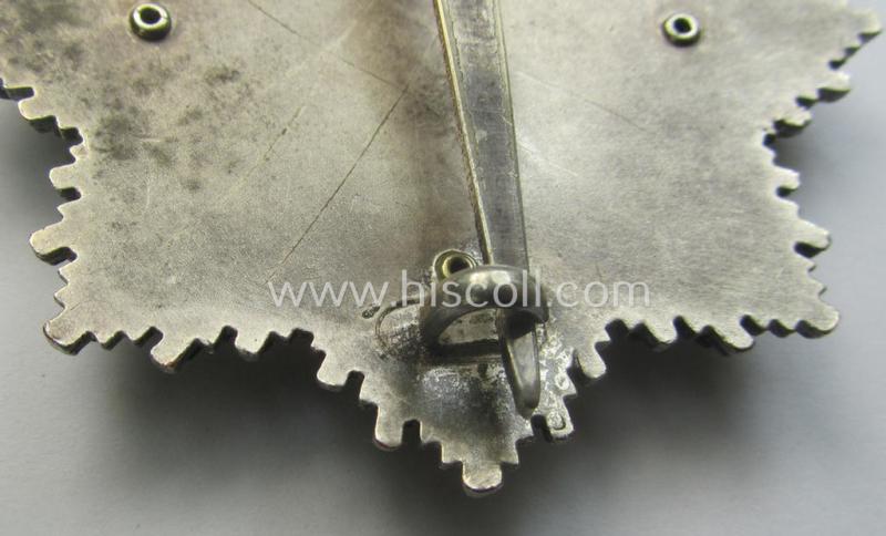 Stunning, neatly maker- (ie. '20'-marked-) example of WH (Heeres, LW etc.) 'Deutsches Kreuz im Gold' (or DKiG) being a (regular- ie. 'light-weight') piece that was produced by the: 'C.F. Zimmermann'-company