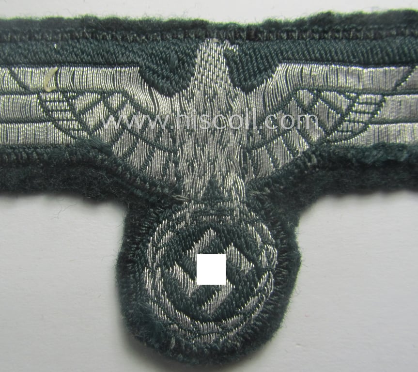 Truly used- and/or carefully tunic-removed WH (Heeres) breast-eagle for dress-tunics (ie. 'Waffenröcke')
