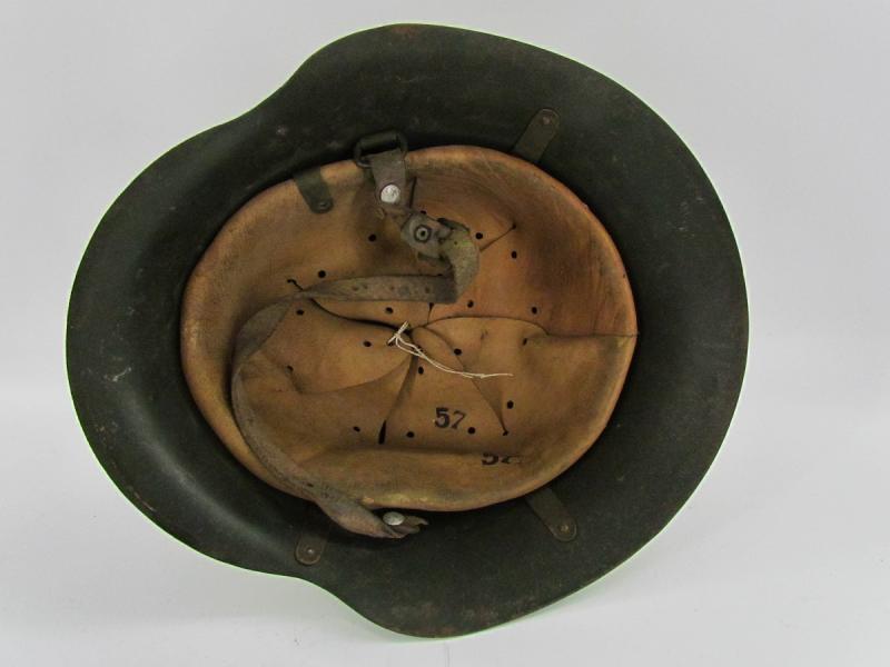 Bulgarian WW2 M36 helmet in original paint