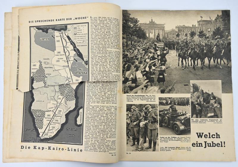 German Third Reich Magazine 'Die Woche' 1940