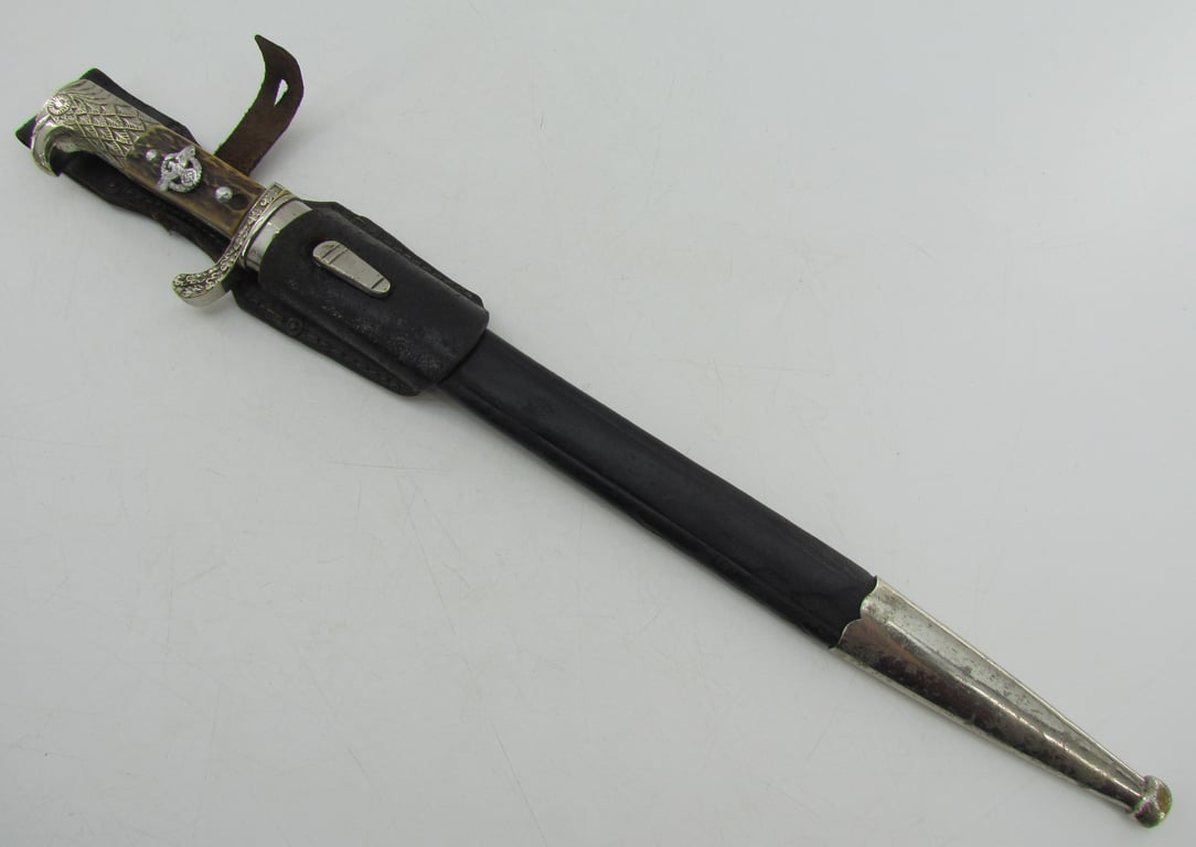 Matching Unit Marked Police Long Bayonet by by Carl Eickhorn, Solingen.