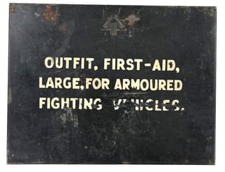 British WW2 Outfit First Aid Large, For Armoured...