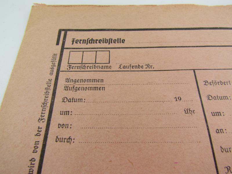 German Document 'Geheime Kommandosache'