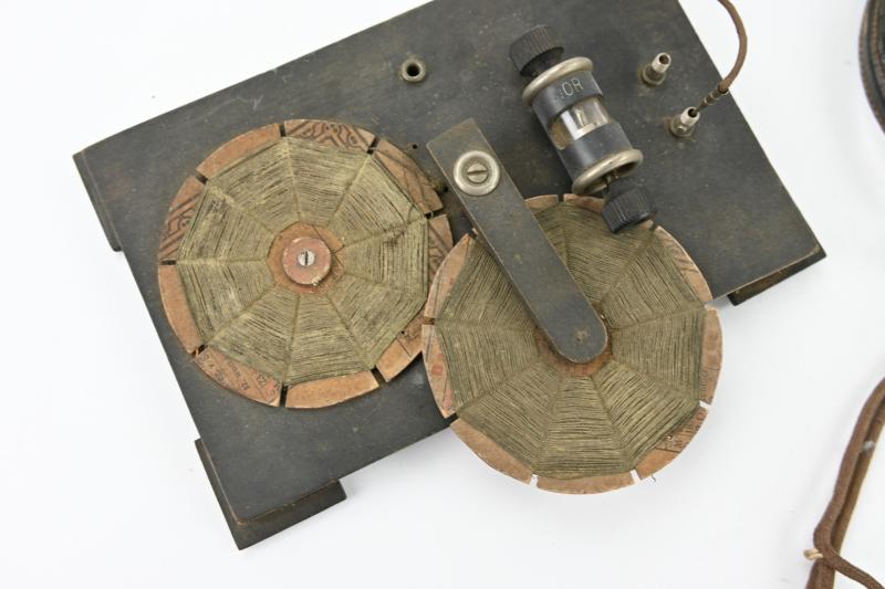 Civilian WW2 Secret Radio with headphone