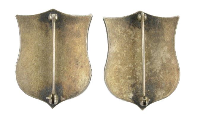 US Pre-WW2 Pershing Rifles Crest set