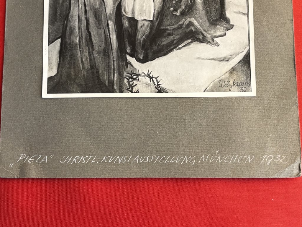 GERMAN WWII VERY RARE ADOLF HITLER AND ALBERT BORMANN HAND SIGNED AUTOGRAPH LETTERS SIGNED COLLECTION, REGARDING ART WORK.   ADDITONAL PHOTOS