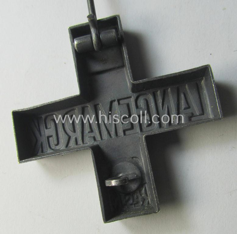Attractive - and actually scarcely found! - silver-toned- (and typical 'Buntmetall'-based) so-called: 'Langemarck-Kreuz des 26. Reserve-Korps' being a very nicely preserved example that comes in a wonderful condition