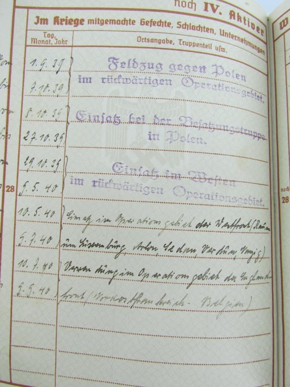 Pre-War Early Type Wehrpass With Cover