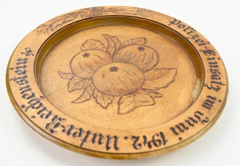 German Polizei Plate 1942