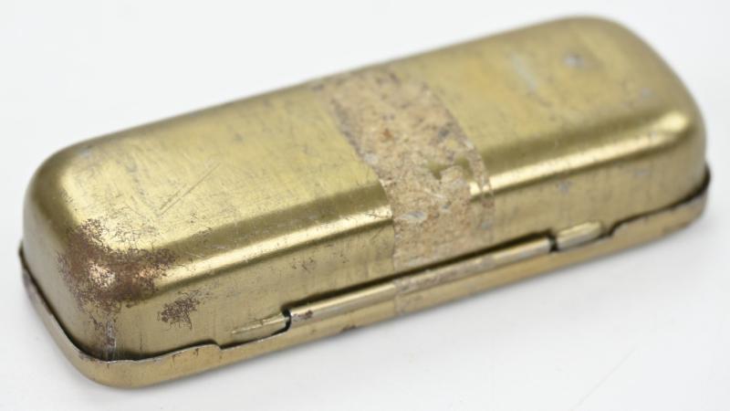 British WW2 RAF First Aid Morphine Tin Can with Content