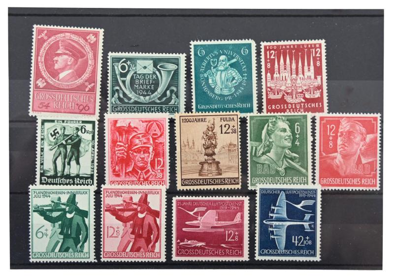 German Third Reich Stamp Set