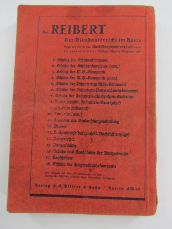 Wehrmacht 'Kanonier bespannt' Reibert 1940