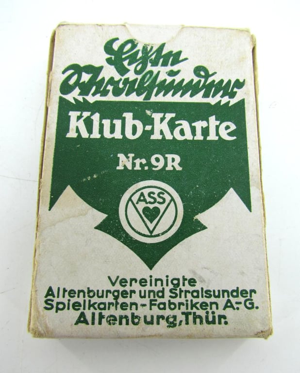 Wehrmacht era Card Game (Skat)