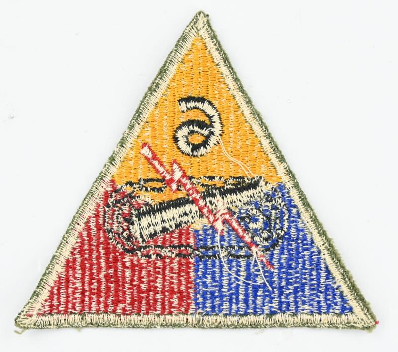 US WW2 6th Armored Division Patch