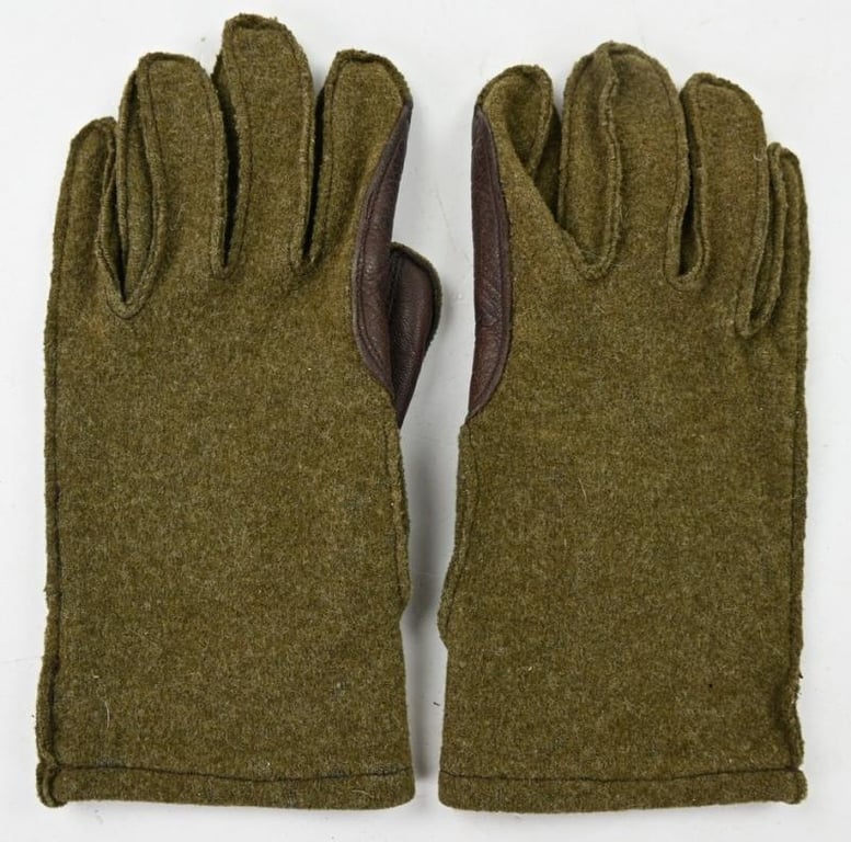 US WW2 Winter Wool Gloves