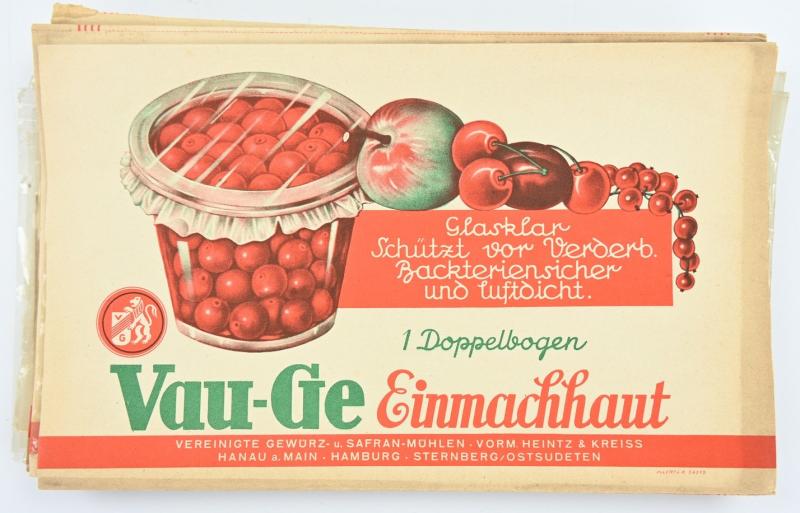 German Third Reich Food Preserve Bags
