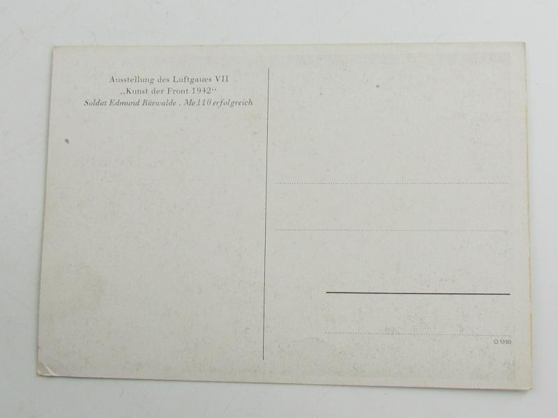 Postcard : Exhibition ‘Kunst der Front’, 1942