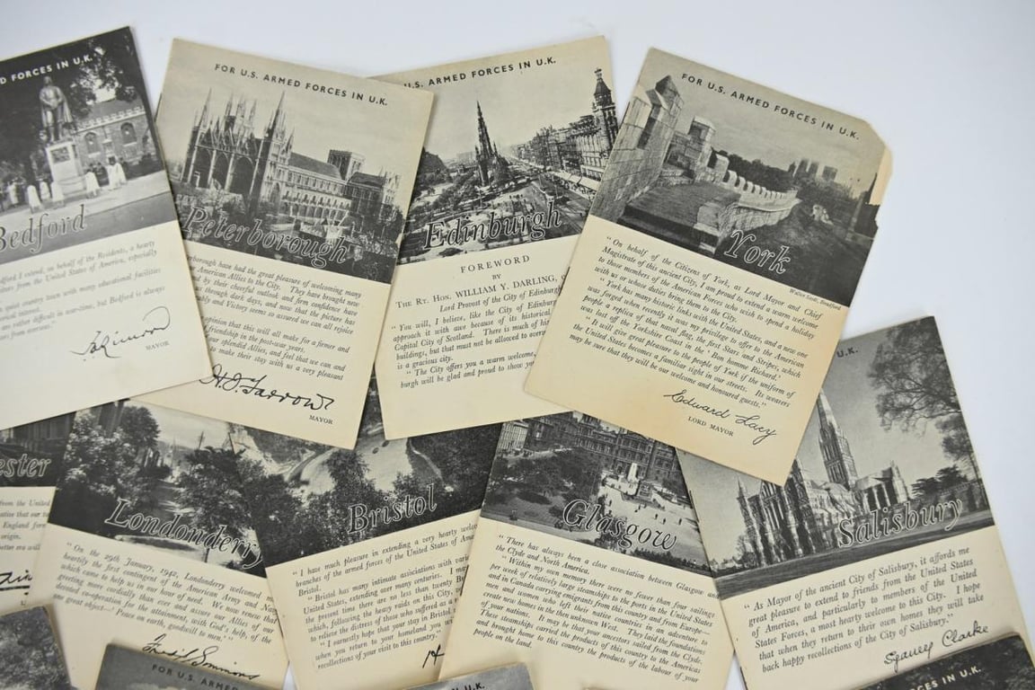 US WW2 British City Guides for the US Armed Forces