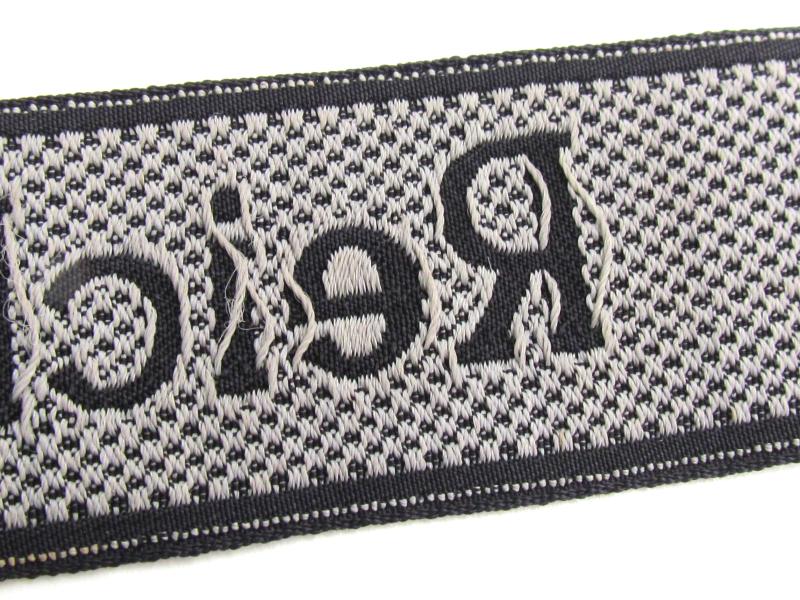 Waffen SS Reichsführung-SS Bevo Cufftitle