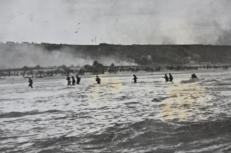 US WW2 D-Day Press Photo 6 June 1944