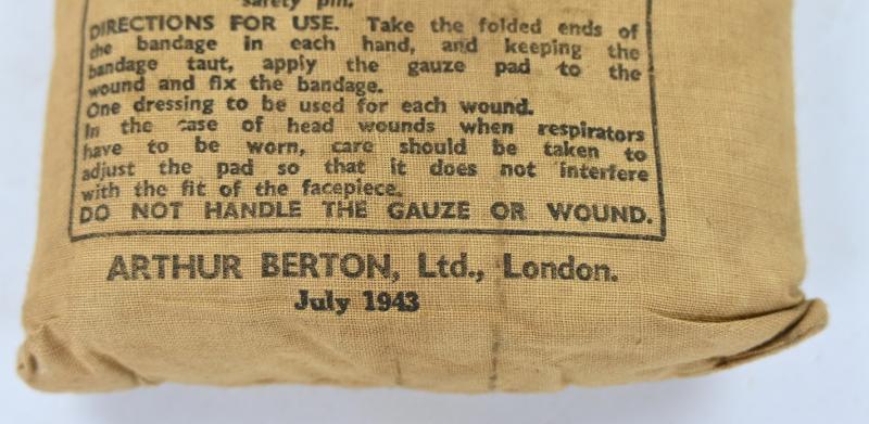 British WW2 First Field Dressing 1943