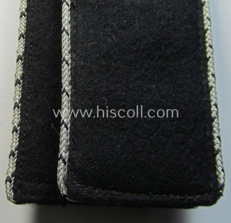 Attractive - and actually rarely encountered! - pair of EM-type shoulderstraps (ie. 'Schulterklappen für Mannschaften') that belonged to an official (ie. 'Mann') serving within the: 'TeNo' (ie. 'Technische Nothilfe')