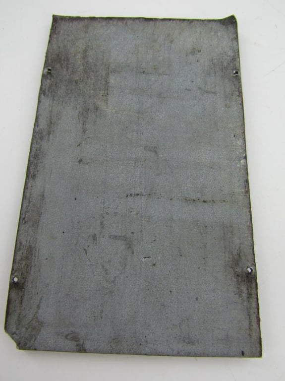 Original German Newspaper Photo “Druckplatte” (printing plate)