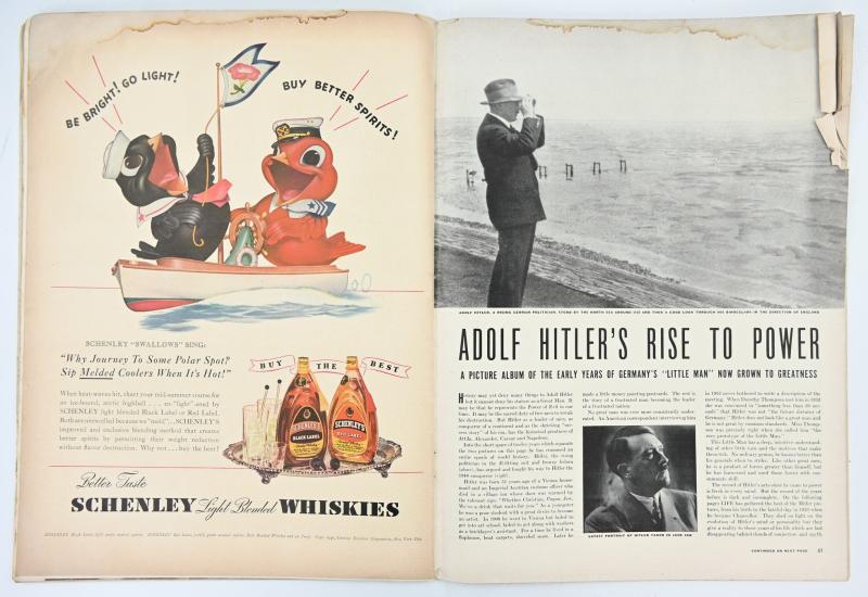 US WW2 Life Magazine August 1940