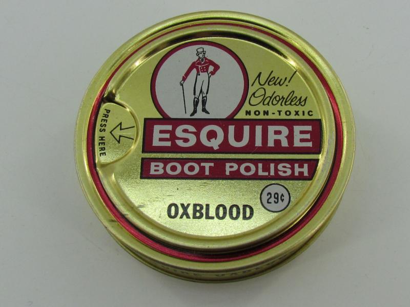 US WWII Era Esquire Boot Polish