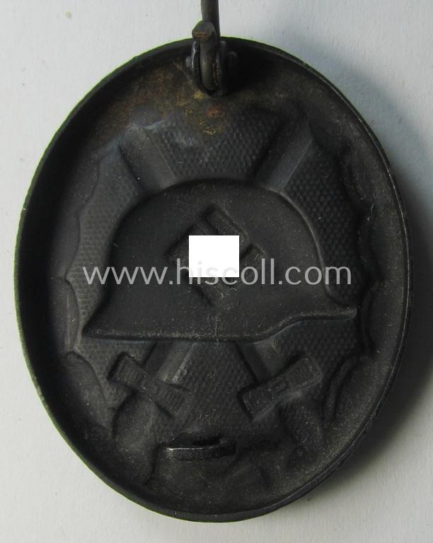 Superb - albeit non-maker-marked - example of a black-class wound-badge (or: 'Verwundeten-Abzeichen in Schwarz') that comes in an overall very nice- (ie. 'virtually mint- ie. unissued'-), condition