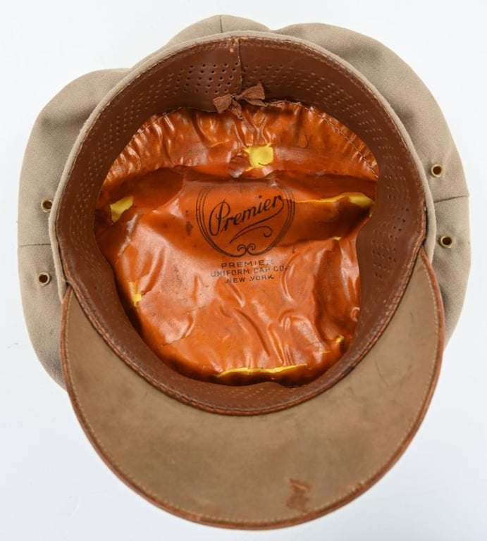 US WW2 Officer's Crusher Visor Cap