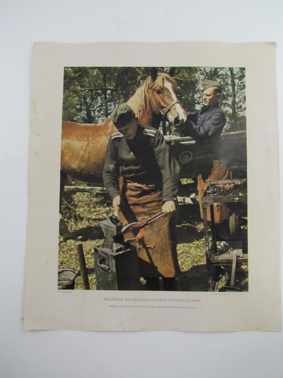 German.Printed Photo,”Das Heer Im Grossdeutschen Freiheitskampf