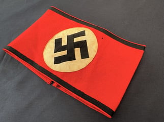 GERMAN WWII AUTHENTIC THIRD REICH ALLGEMEINE SS ARMBAND...