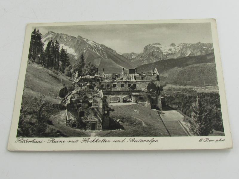 Postcard : Obersalzberg Hitler House after 1945